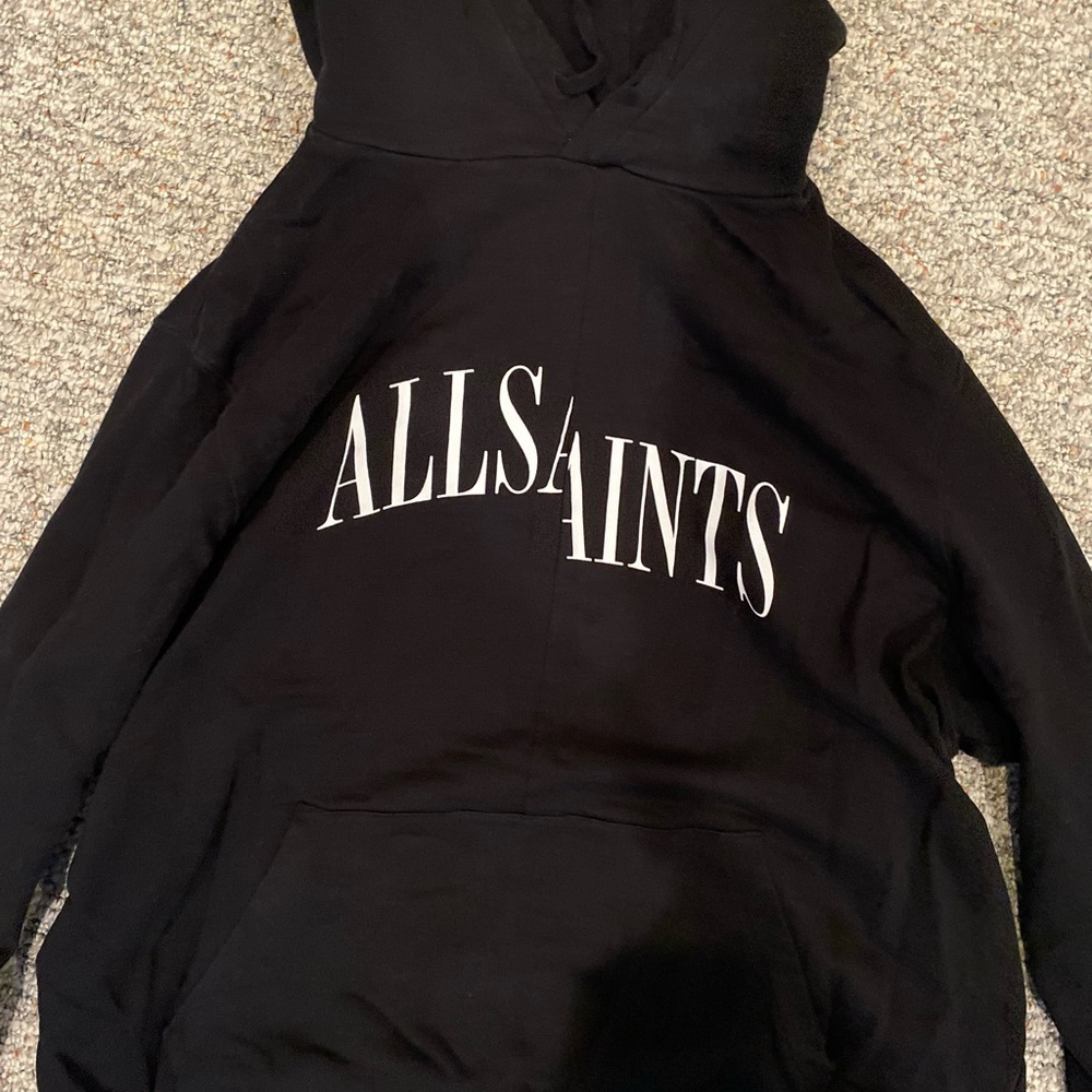 AllSaints Diverge Pullover Hoodie - Large